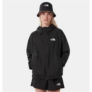 The North Face TNF Hydrenaline Windbreaker Jacket 2000 Black Packable Women's S